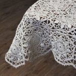 Ang mga crocheted na mga ideya ng dekorasyon ng tela