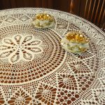 crochet tablecloth photo design