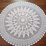 crocheted tablecloth design ideas