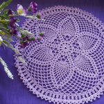 crocheted tablecloth design
