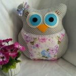mga larawan ng owl pillow decoration