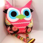 owl pillow photo decor