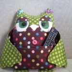 owl pillow photo design