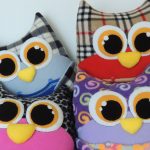 larawan ng owl pillow design