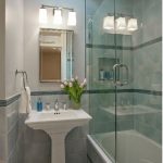 glass curtain for bathroom design ideas