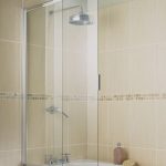 glass curtain for the bathroom design ideas