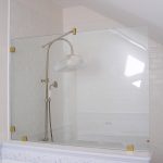 glass curtain for bathroom ideas types