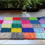 knitted rugs decor
