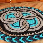 knitted rugs photo decoration