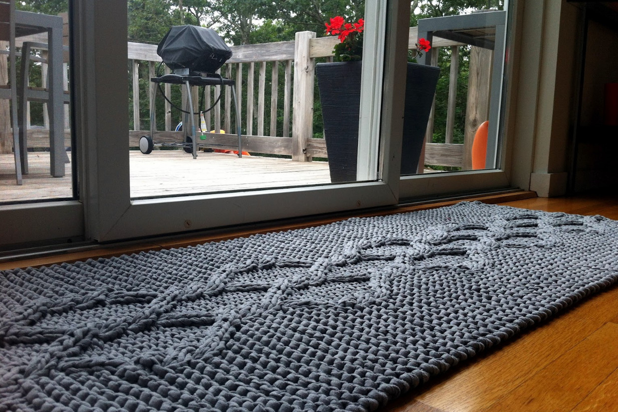 knitted rugs knitting overview