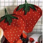 crocheted pot holders design ideas