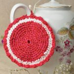 crocheted pot holders photos