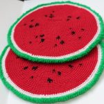 crocheted pot holders