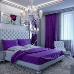 yatak odası tasarım fikirleri için bir perde ve yatak örtü seti seçin