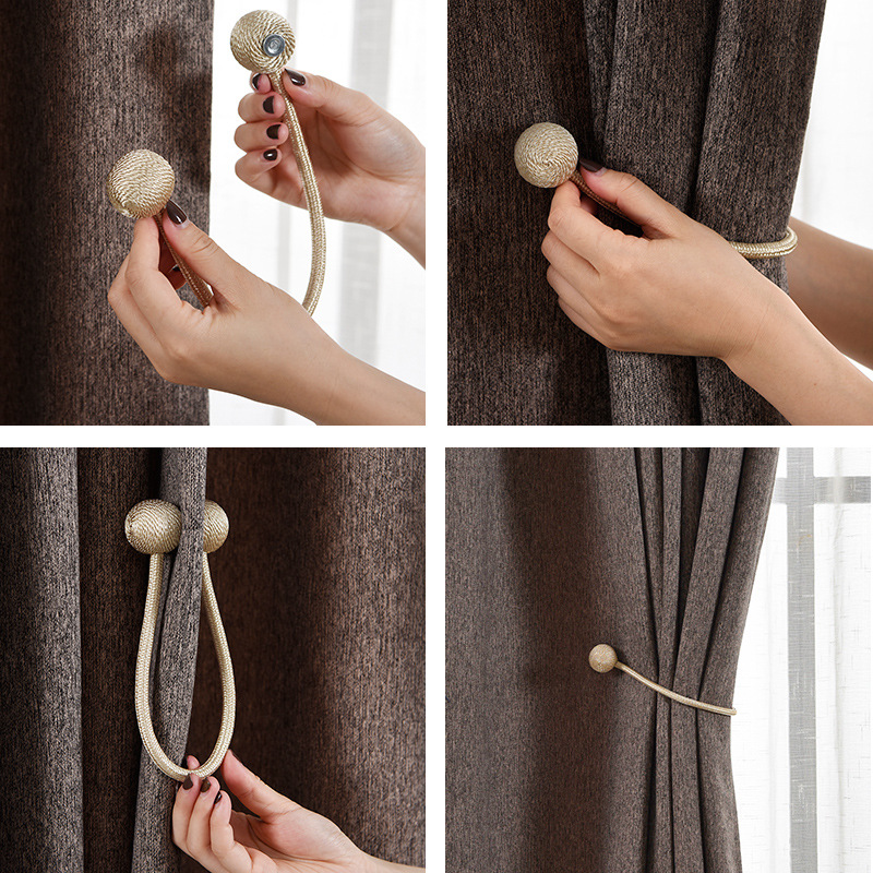 magnet for curtains photo decor
