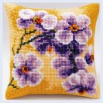 cross-stitch embroidery flowers