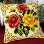 embroidery cross-stitch pillow ideas design