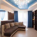suspended ceiling and curtains photo ideas